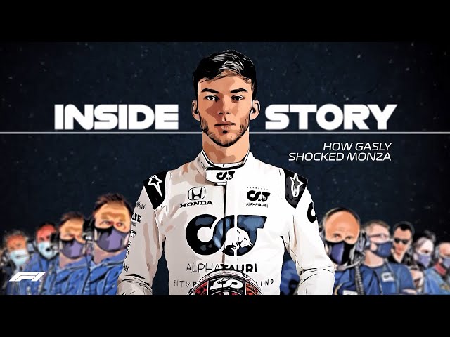 PIERRE GASLY REACTS to his 2020 Monza Victory