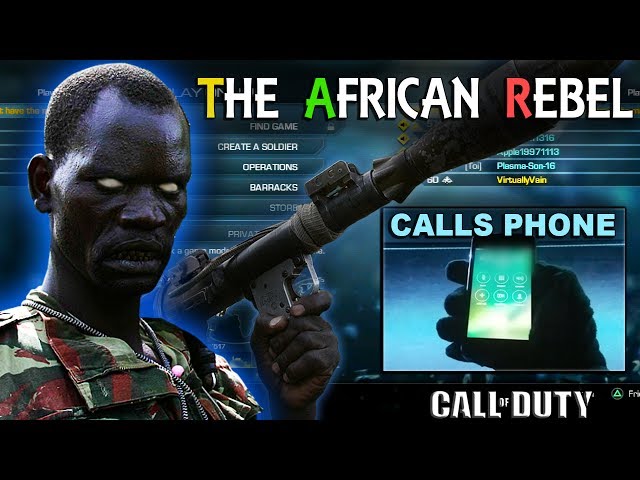 African Rebel CALLS KIDS PHONE on COD!