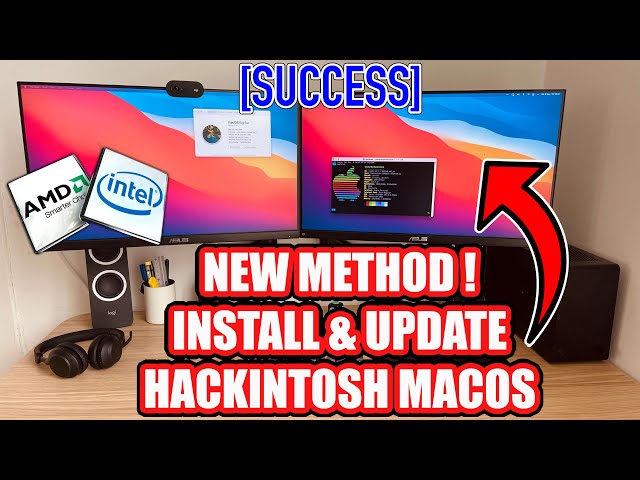 NEW Method!! Install and Update Hackintosh macOS on Amd/Intel PC 2021