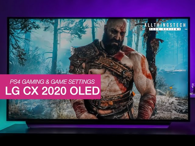 LG CX OLED PS4 Gaming &  Settings for Best Picture