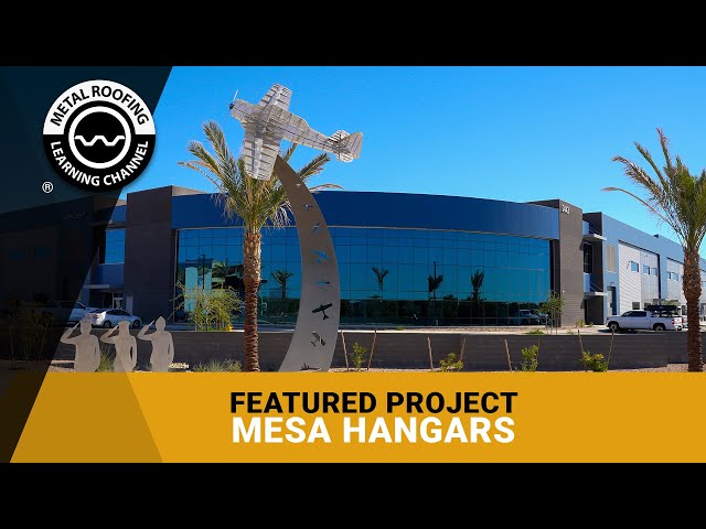Metal Wall Panels For Mesa Hangars at Falcon Field, Arizona: Featured Project