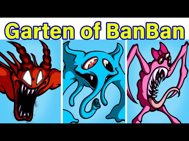 ALL New Monsters Garten of Banban 3 Leaks/Concepts Сompilation | Friday Night Funkin