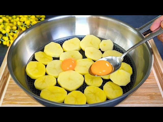 🔝 Just Add Eggs to Potatoes / Easy Dinner Recipe / 5-Minute Recipe.
