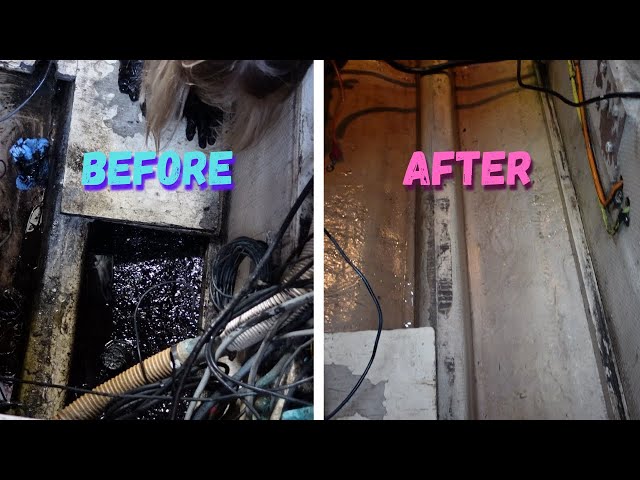 Cleaning Nasty Bilge of Old Yacht | Ep. 5