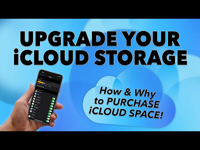 How to UPGRADE your iCloud Storage! - Beginners Guide of HOW and WHAT to purchase!