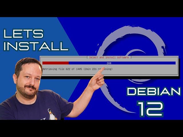 Debian 12 "Net Install" Installation Walkthrough