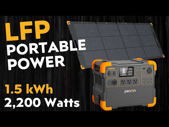 BEST Compact Portable Power Station in 2024? | Pecron E1500 LFP Review