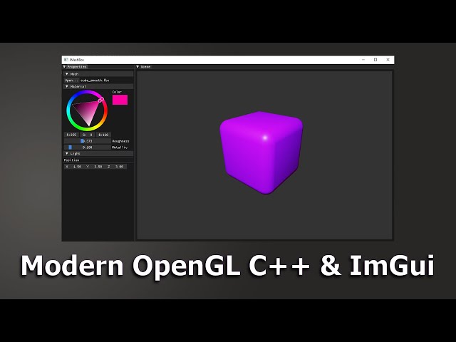 Modern OpenGL C++ & ImGui : Introduction