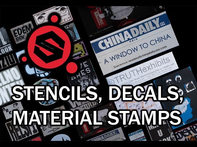 Stencils, Decals, and Material Stamps in Substance Painter