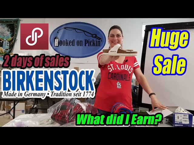 I sold Birkenstock Shoes on Poshmark for Huge profits! - Poshmark Sales for 2 days -Online Reselling