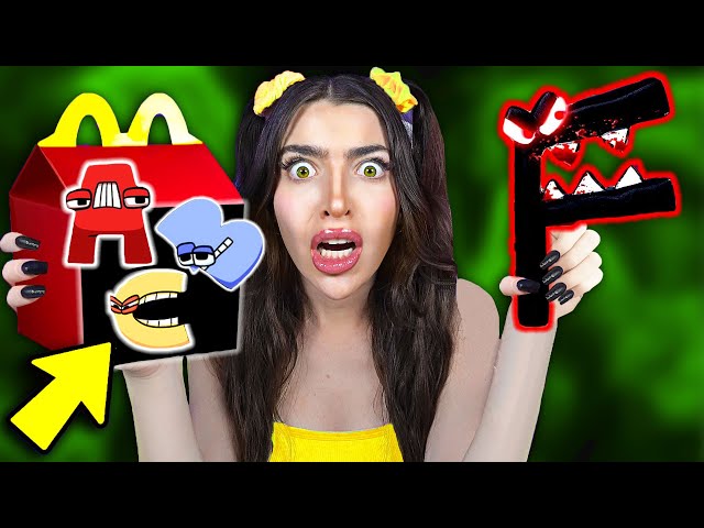 DO NOT ORDER ALPHABET LORE HAPPY MEAL from MCDONALDS AT 3AM!! (SECRET LETTER INSIDE!)
