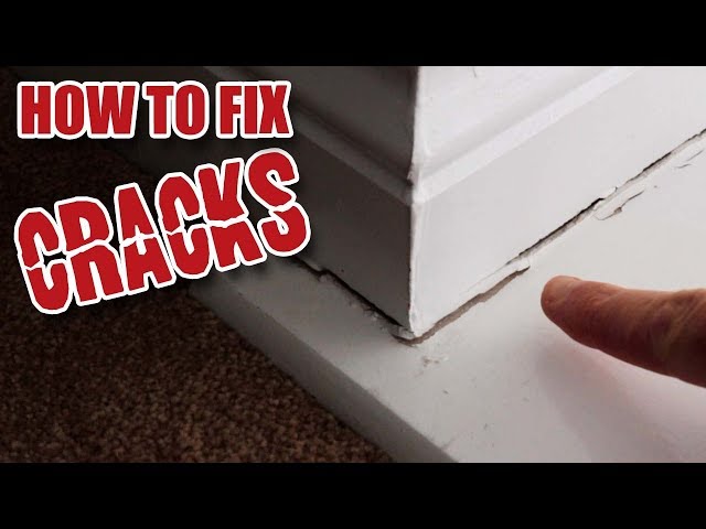 How to properly FILL CRACKS around Window Sills