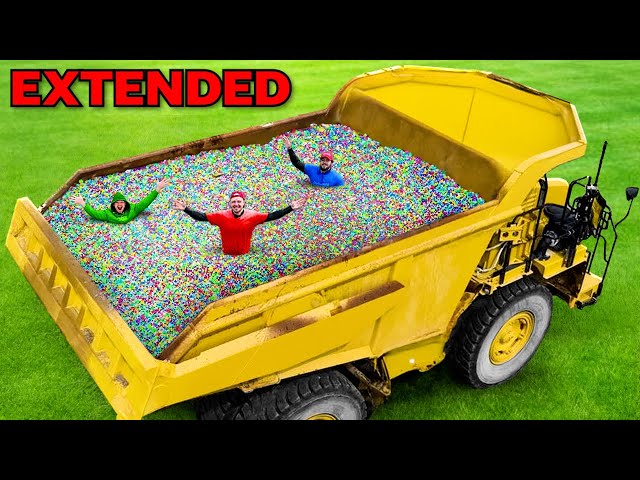 I Filled My Dump Truck With Orbeez! - EXTENDED