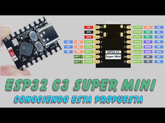 ESP32 C3 SUPER MINI : Primeras Impresiones.