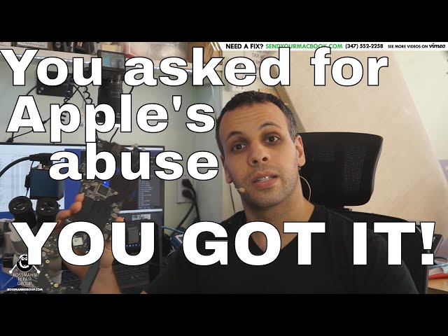 Apple users have no one to blame but themselves.