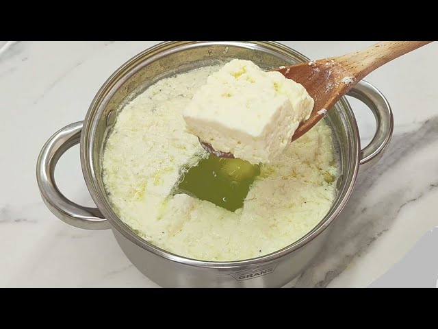 Don't buy cheese! The easiest way to make cheese at home in 10 minutes!