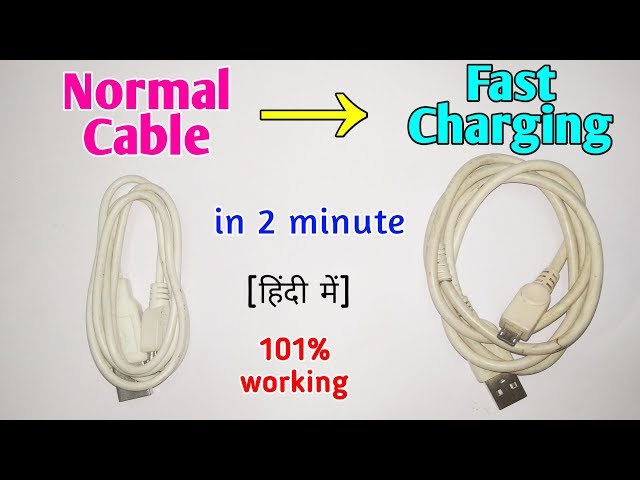 Convert normal cable into fast charging cable | how to make fast charging cable | Free Circuit Lab