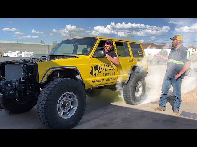 The Banana Roars To Life! Jeep Gets A 4.6 Stroker Motor
