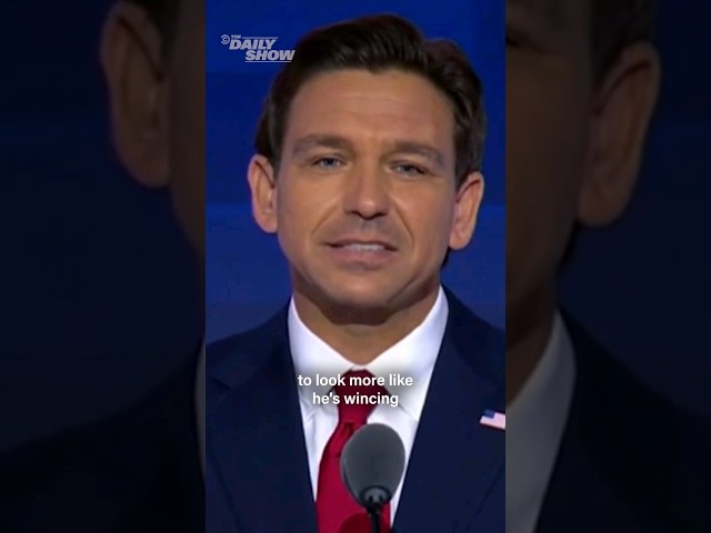 Doctors have high hopes that Ron DeSantis will smile normally one day