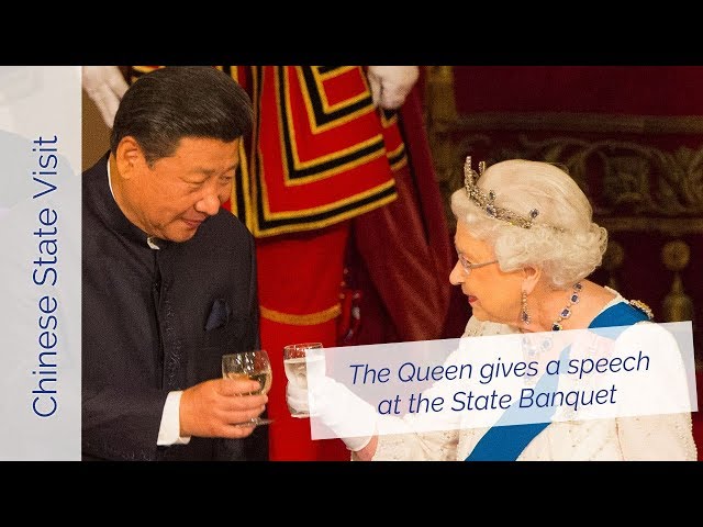 The Queen's speech at the China State Banquet