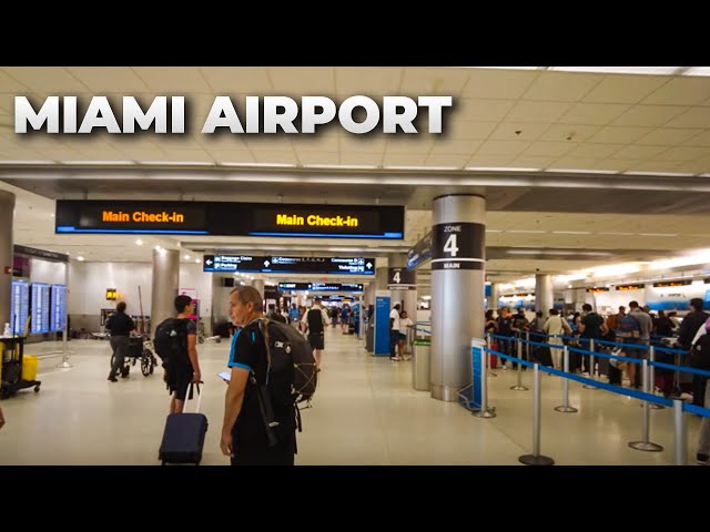 Walking Miami International Airport (MIA)
