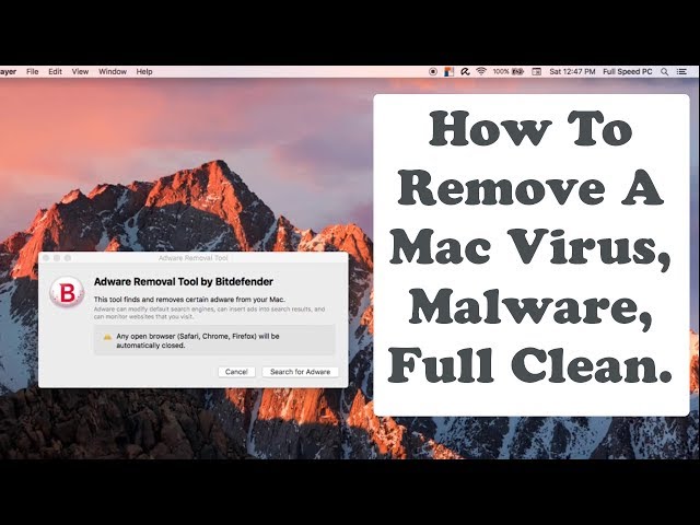How To Remove A Mac Computer Virus, Malware, Spyware, Maintenance, And Cleaning 2017