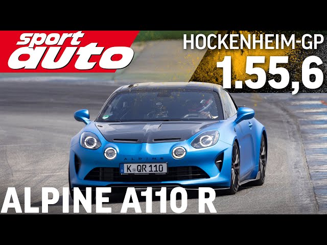 Alpine A110 R | Hot Lap Hockenheim-GP | sport auto Supertest