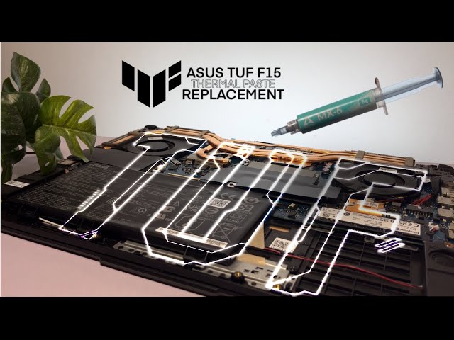 ASUS TUF F15 Thermal Paste Replacement and Result!