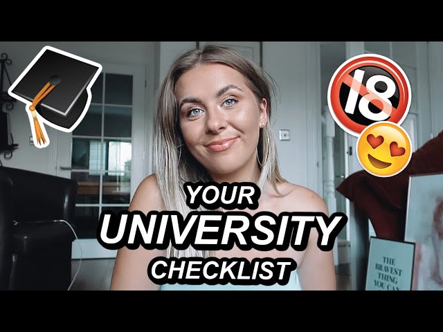 UNIVERSITY CHECKLIST | 10 Things To Do Before Starting University | Uni Advice 2020 🎓