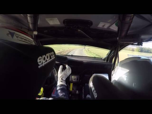 Finale des Rallye 2016, Crevaison Quentin Giordano - Thomas Roux, Peugeot 208 R5