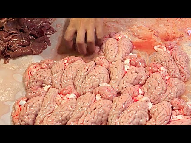 Taiwan Street Food - Sauteed Pig Brain