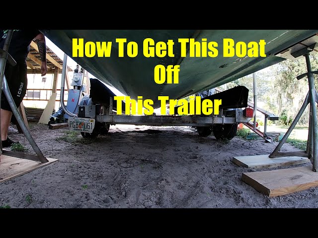 How To Remove And Replace A Boat On A Trailer