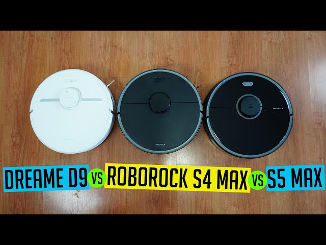Dreame D9 vs. Roborock S4 Max vs. S5 Max [Is Dreame Better Than Roborock?]