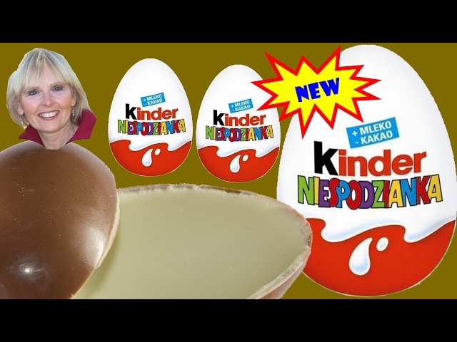 ♥♥  5 Kinder Chocolate Eggs Containing Surprise Toys!