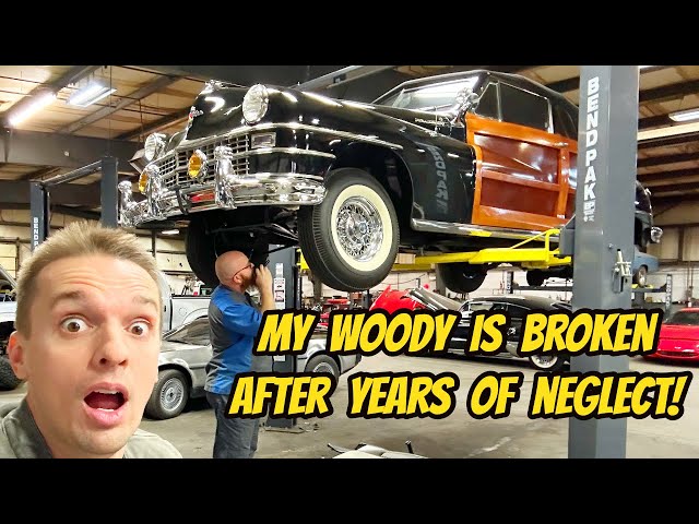 Everything that's broken on my 1946 Chrysler Town & Country after it sat in a museum for 20 years...