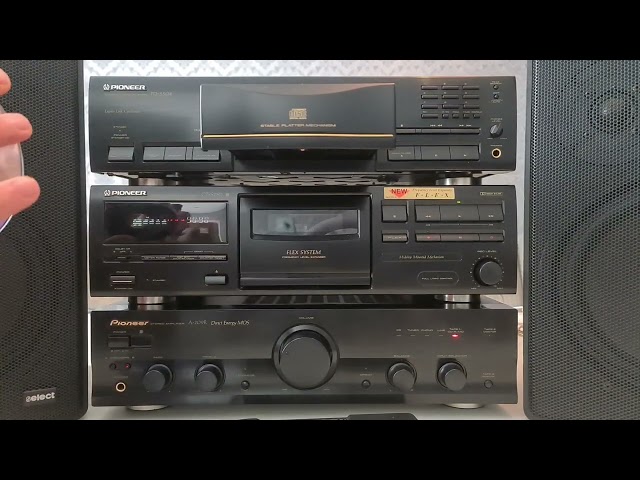 Pioneer A209R Amplifier,  Pioneer CT-S250 Cassette Deck,  Pioneer PD-S504 CD Player