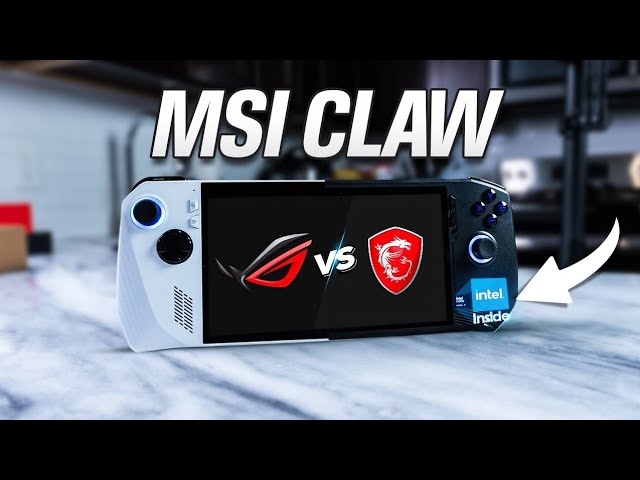 MSI Claw Takes On Asus Rog Ally: Intel Vs AMD Showdown