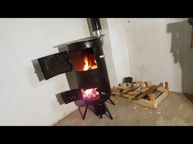 Homemade Budget STOVE for WORKSHOP !?
