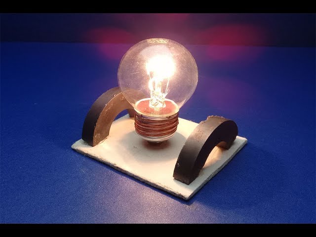 New Free Energy Light Bulbs Using Magnet , New Ideas For 2019