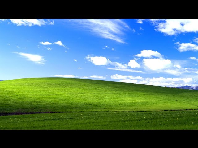 Microsoft - Windows XP Background Photo - The Bliss - an Interview with Charles o'Rear