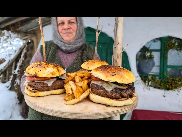 THE BEST LAMB BURGER I'VE EVER MADE , COUNTRY LIFE VLOG