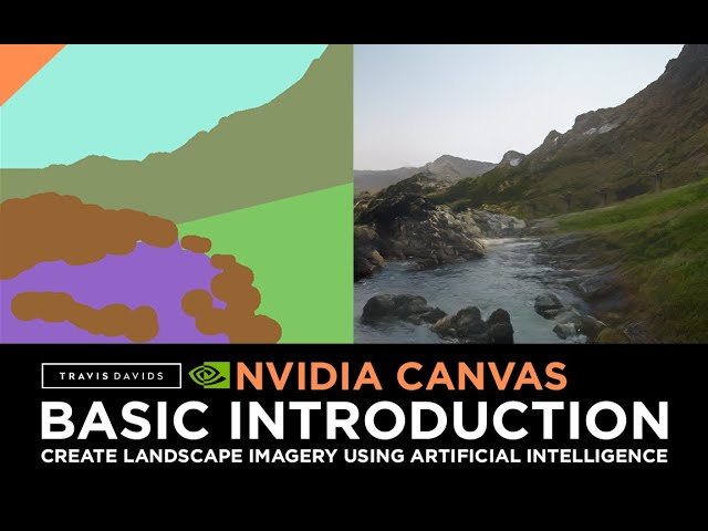 Nvidia Canvas - Use Artificial Intelligence To Create Landscape Imagery - Basic Introduction