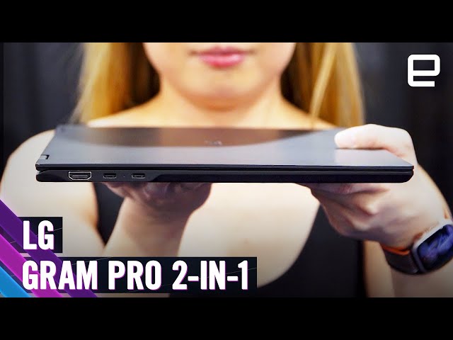 LG Gram Pro 2-in-1 hands-on at CES 2024