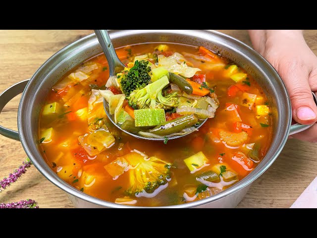 This soup is a powerful fat burner! I eat it day and night! Cleanse the body and lose weight!
