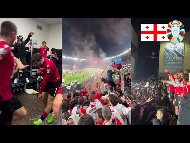 Completely Crazy Scenes In Georgia As They Qualify For The EUROS For The First Time In History