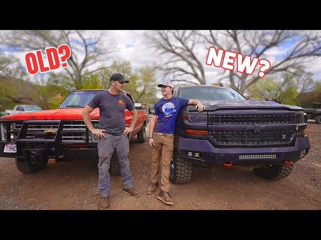 OLD SCHOOL vs. NEW SCHOOL: The Ultimate Chevy Truck Challenge. The Winner Might Surprise You!