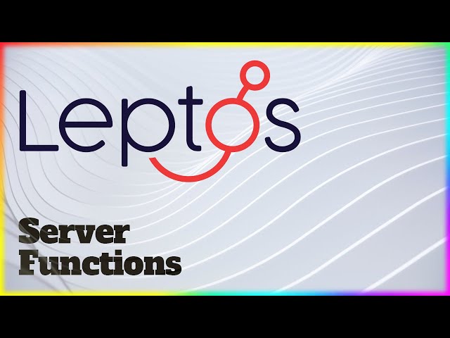 Leptos Server Functions