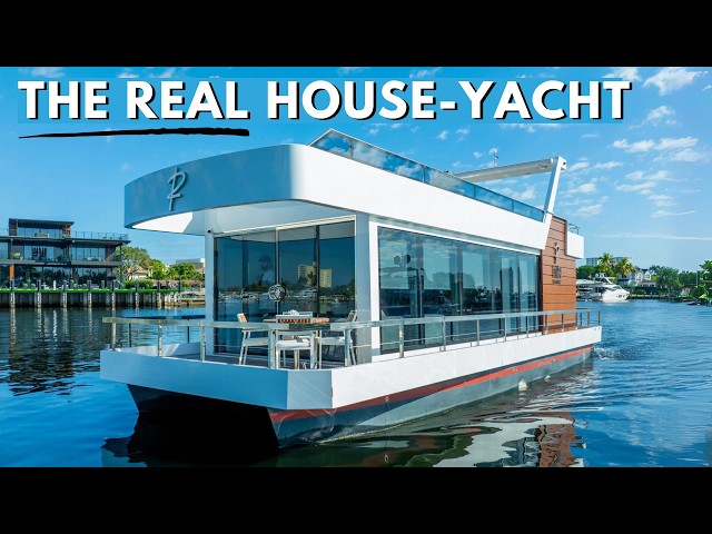 Luxury Tiny Home on the Water: 2024 Reina Live L44 House-Yacht Tour