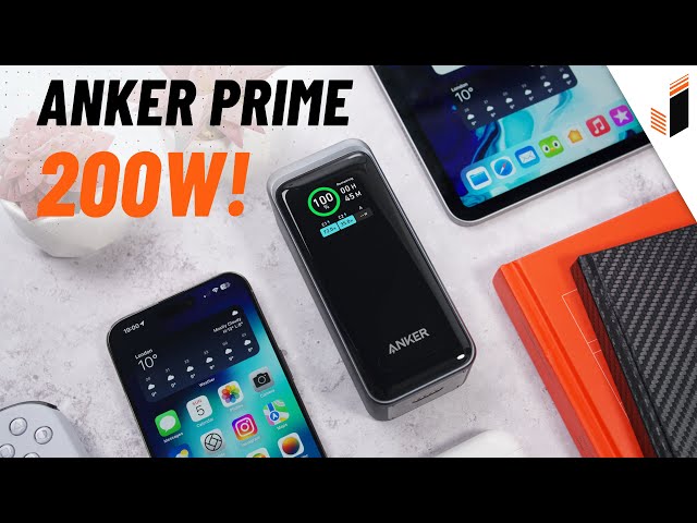 Anker Prime 200W - Super Fast, Everyday Power Bank!